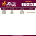 thumbnail image 2 of Metrix Premium Chassis Parts - 4 PC Front & Rear Sway Bar Stabilizer End Link Kit Fits 08-09 Buick Allure, 08-09 LaCrosse, 06-08 Pontiac Grand Prix, 04-05 Grand Prix, K80852, K6662, 2 of 10