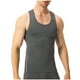 thumbnail image 2 of Camiseta de tirantes de cuello redondo para hombre, color liso, moderna, para ocio, fitness, deportiva, ajustada., 2 of 4