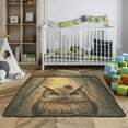 thumbnail image 3 of WOBOGO An Owl with Bumblebee Pattern Baby Playmats Extra Large Waterproof Rollable Activity Pads for Toddlers 50×50inch, 3 of 7