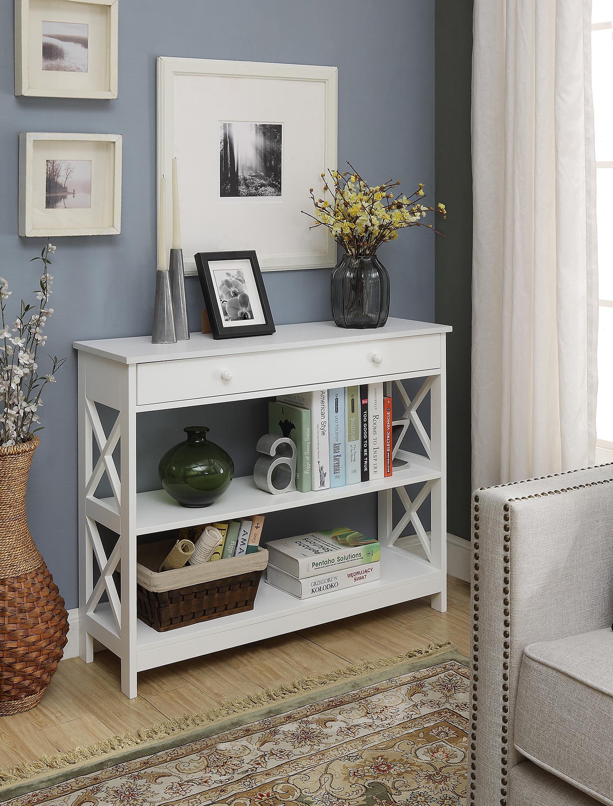 Convenience Concepts Oxford 1 Drawer Console Table 