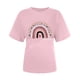thumbnail image 5 of Blusa informal de manga corta con estampado de letras para el día del maestro para mujer Fridja  gope206, 5 of 6