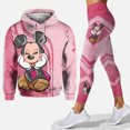 thumbnail image 5 of Conjunto de pantalones deportivos 3D para mujer, conjunto deportivo de Yoga, ropa deportiva de moda rosa, sudadera esencial con capucha, top para mujer 2024, 5 of 5