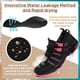 thumbnail image 2 of Zapatos acuáticos ziitop para mujer, senderismo al aire libre, color negro y rosa, 2 of 6