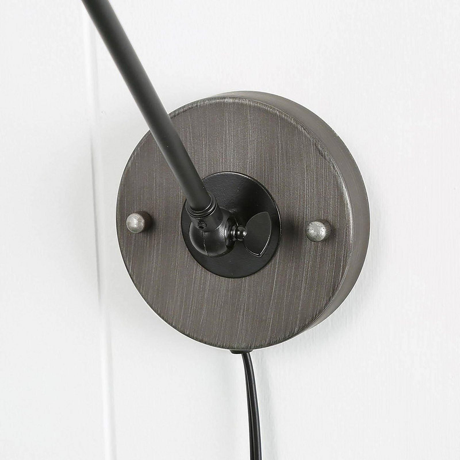 LNC 7.4-in W 1-Light Gray Modern LED Wall Sconce for Dressing Room, Powder Room