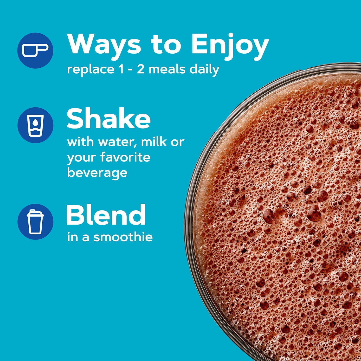 GNC Lean Shake 25 Meal Replacement Powder, Rich Chocolate, 25g Protein, High Fiber, Keto Friendly, Weight Management, 16 Servings
