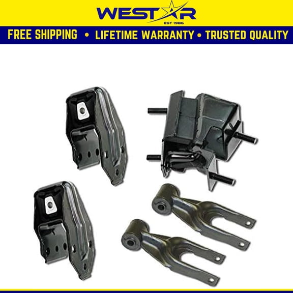 Fits 2008-2009 Buick Allure/LaCrosse 5.3L Engine Motor Mount Set 5pcs