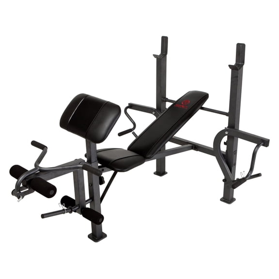 Marcy Adjustable Standard Weight Bench with Butterfly MD-389