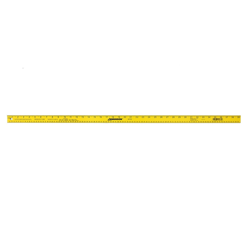 Swanson AE140 100Centimeter Aluminum Meter Stick Straight Edge