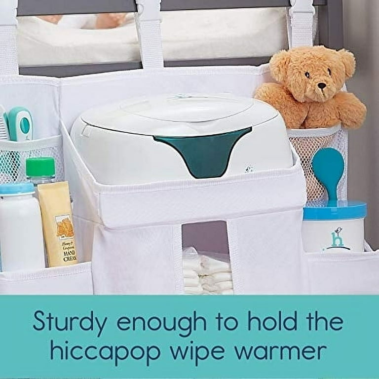 Hiccapop Nursery Organizer and Baby Diaper Caddy | Hanging Diaper Organization Storage for