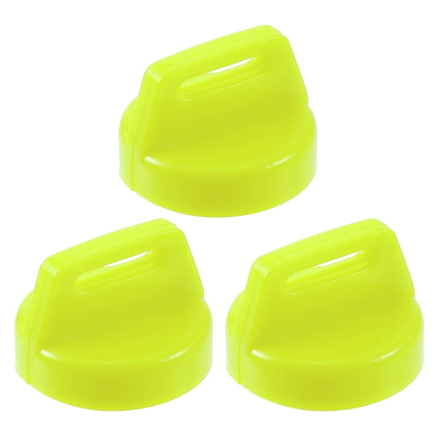 3uds UTV Encendido Llave Cubierta Tapa 5433534 para Polaris Brutus Amarillo