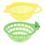 2 Pcs Nest Box Birdhouse Perch Birds Breeding Durable Aviary Cage for