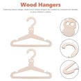 thumbnail image 2 of Miangastore Wood Hanger Owl Shape DIY Blank Design 5pcs, 2 of 8