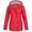 Red, variant on Luxalzxs Womens Waterproof Rain Jacket with Hood, Winter Outdoor Windproof Raincoat Lightweight Long Sleeve Windbreaker Zip Up Drawstring Raincoat with Pockets