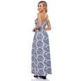 thumbnail image 3 of HA-EMORE Dress for Women Wrapped Strapless Waist Pleated Long Printed Vacation, 3 of 9