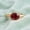 Yellow Plated, variant on Oval Cut Red Ruby Gemstone Bezel Band Ring, 925 Sterling Silver Yellow Gold Plated Elegant Handmade Ring, July Birthstone Jewelry Wedding Gift for Her