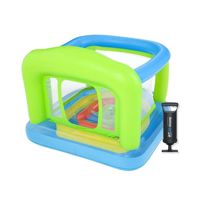 Castillo Inflable Infantil Verde Brincolin + Bomba Manual
