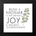 thumbnail image 2 of Reed, Tara 20x20 Black Modern Framed Museum Art Print Titled - Mothers Inspiration II-Greatest Joy, 2 of 5