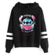 thumbnail image 1 of Y2k dibujos animados Disney Lilo y Stitch sudaderas divertidas mujeres Harajuku lindo Stitch Anime sudadera Manga ropa de calle Sudadera con capucha mujeres niños, 1 of 4
