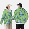thumbnail image 6 of Kll Motorcycle Riding Dinosaur Print Men'S Women’s Upf 50+ Sun Protection Outdoor Hoodie Jacket Long Sleeve Fishing Hiking Performance Shirt- X-Large, 6 of 8