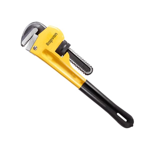 Rapvan Pipe wrenches, Pipe Wrench 8-inch, Heavy Duty Straight Adjustable Wrench, Professional Plumbing wrench tools, for Pipe, Home, Vehicle repair