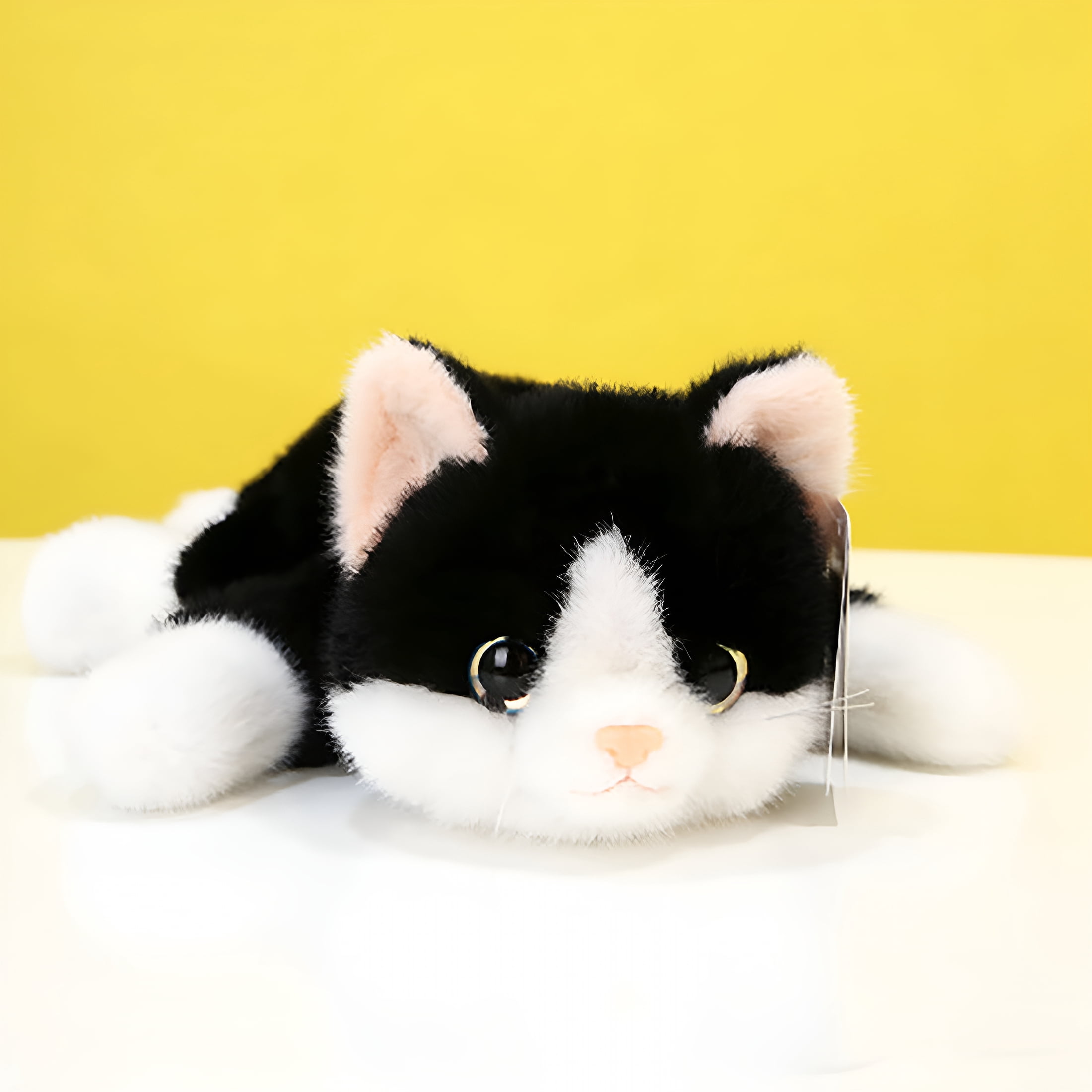 CYFW Weighted Cat Stuffed Animals 0.6 Lbs Cute Realistic Plush Toys 11.8 Inch Soft Plushies Gifts for Kids,Birthday Christmas for Kids,Boys,Girls,Adults