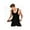 Black, variant on Mens Compression Tank Top Slimming Body Shaper Vest Shirts Abs Slim Gym