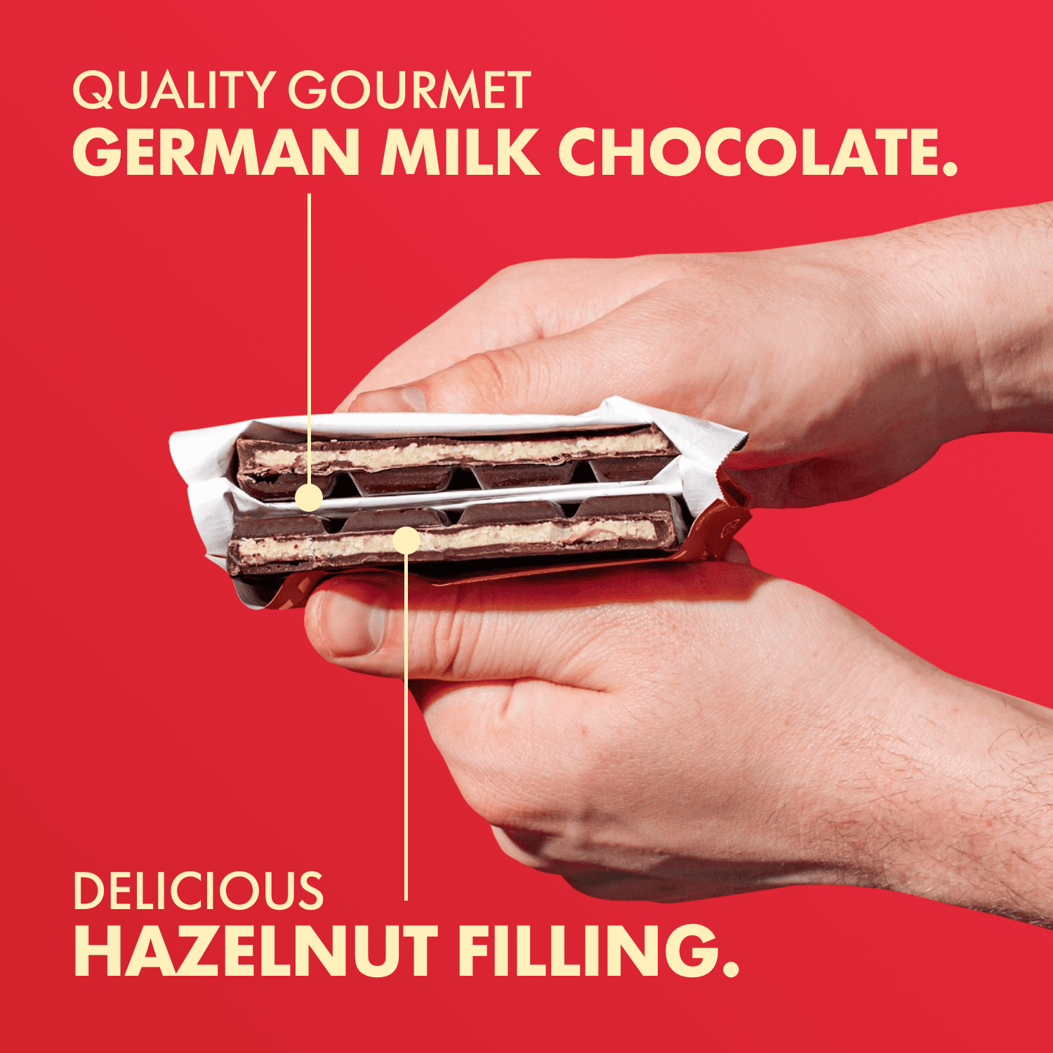 (2 pack) Ritter Sport Milk Chocolate Candy Bar with Crunchy Whole Hazelnuts – Authentic German Chocolate, Wrapped, 3.5 oz