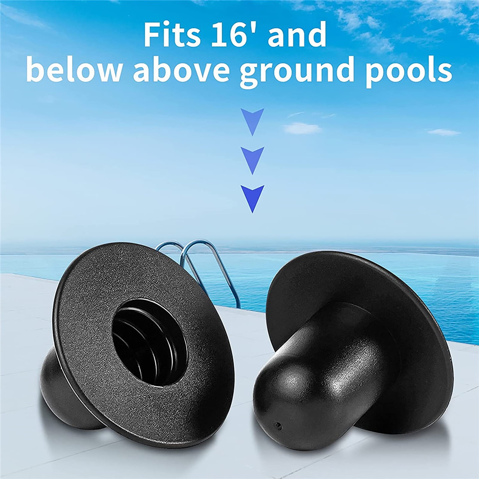 Swimming Pool Drain Plug Pool Replacement Accessories for Inground