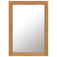 thumbnail image 1 of vidaXL Mirror 50x70 cm Solid Oak Wood, 1 of 4