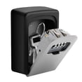 thumbnail image 4 of CAJA DE ALMACENAMIENTO DE LLAVE DE REPUESTO, CAJA DE BLOQUE DE ALMACENAMIENTO DE LLAVE FÁCIL DE ABRIR ALEACIÓN DE ALUMINIO MULTIFUNCIAL DE 4 DÍGITOS PARA EL HOGAR, 4 of 8