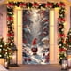 thumbnail image 1 of Decoraciones navideñas, adornos navideños, regalos de Navidad, marco de puerta navideño, decoración para fiestas, pegatinas para puertas, escena navideña, tela colgante, funda de poliéster para puerta, 1 of 6