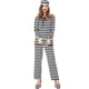 thumbnail image 2 of Unisex Stripe Prisoner Cosplay Costume Personalized Prison Cosplay Suit for Pool Party, 2 of 2
