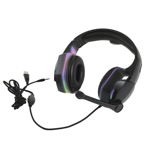 G2000 Headphone Light Effect Noise Reduction Strong Bass Stereo Sound Wired Gaming Headset for Home