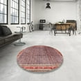 thumbnail image 3 of Ahgly Company Indoor Rectangle Traditional Brown Red Persian Area Rugs, 8' x 12', 3 of 6