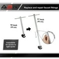 thumbnail image 4 of ABN Large Basin Wrench Extendable Faucet Installation Sink Tools 3/8 to 1-3/8, 4 of 7