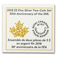 thumbnail image 4 of 2018 Canada Silver Proof/Reverse Proof Maple Leaf 2-Coin Set #5, 4 of 5