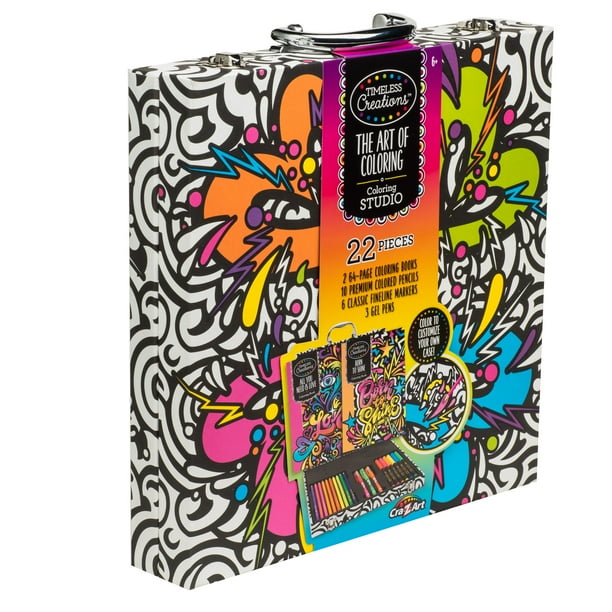 Cra-Z-Art Timeless Creations Neon Multicolor Art Drawing Set