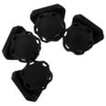 thumbnail image 5 of 4 Sets Football Helmet Visor Clips And Screws Kit Secure Attachment And Stability Black Plastic Fasteners Ideal For Football Players, 5 of 5