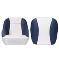 thumbnail image 3 of Blue White Thick Sponge Pontoon Boat Captain Bucket Fishing Sightseeing Seat, 3 of 7