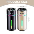 thumbnail image 3 of Waterless Car Diffuser For 300ml Nozzle Battery Powered Humidifier Car Diffuser With Colorful Lights And Various Spray Modes For Car Home, 3 of 9