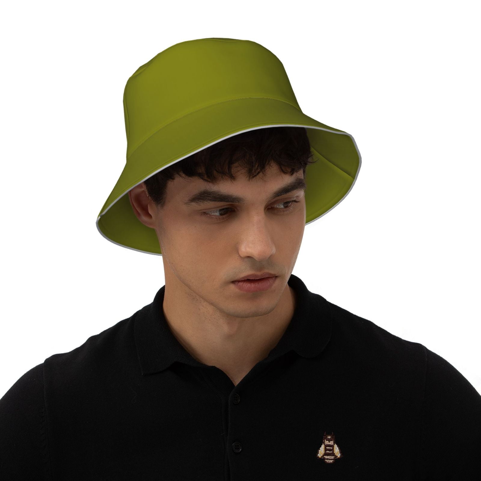 Gaeub Maroon Printed Double Sided Reflective Bucket Hat Foldable