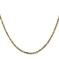 thumbnail image 6 of The Black Bow 2.25mm, 14k Yellow Gold, Diamond Cut, Milano Rope Chain Necklace, 24in, 6 of 6