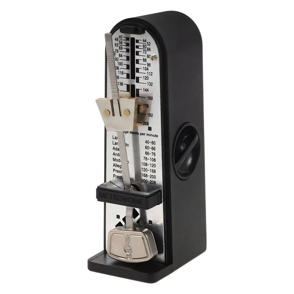 TELOLY Metronome Digital Piano for Guitar Kids Violin Tuner Jazz Black