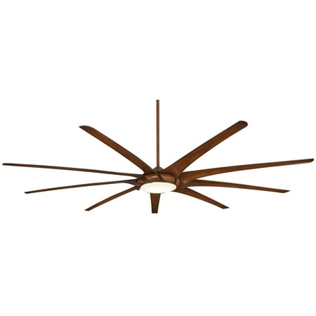 

Minkaaire Ninety-Nine Ninety-Nine 99 9 Blade Led Indoor Ceiling Fan - Distressed Koa