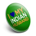 thumbnail image 2 of I Love My Indian Husband Metal 1.1" Tie Tack Hat Lapel Pin Pinback, 2 of 4