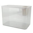 thumbnail image 4 of Miniature Design Small Fish Tank Transparent Plastic  Protective Lid Clear Aesthetic Betta Fish Desktop Aquarium for Goldfish DIY Opportunity, 4 of 7
