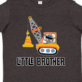 thumbnail image 4 of Inktastic Little Brother Construction Truck Boys Boys Toddler T-Shirt, 4 of 5