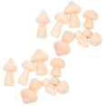 thumbnail image 7 of Frcolor Mushroom Wooden Mushrooms Peg Wood Dolls Unfinished Doll Crafts Mini Garden Fairy Unpainted Figures Shapes Head Plain, 7 of 7