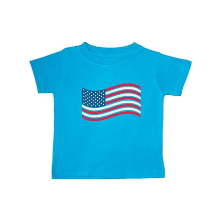 

Inktastic Grunge American Flag Gift Baby Boy or Baby Girl T-Shirt
