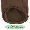 thumbnail image 5 of Dog Sweatshirt Hooded Pet Spring/Fall/Winter Clothes Warm Coat for Small and Medium Dogs Brown L, 5 of 7